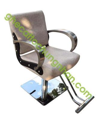 HN-68155  Nền Trắng Phối Hoa Văn Màu Nâu ( Chân Vuông Inox  )
